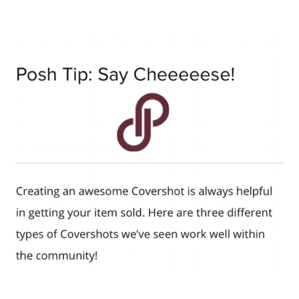 SELLER TIP  #CoverShot